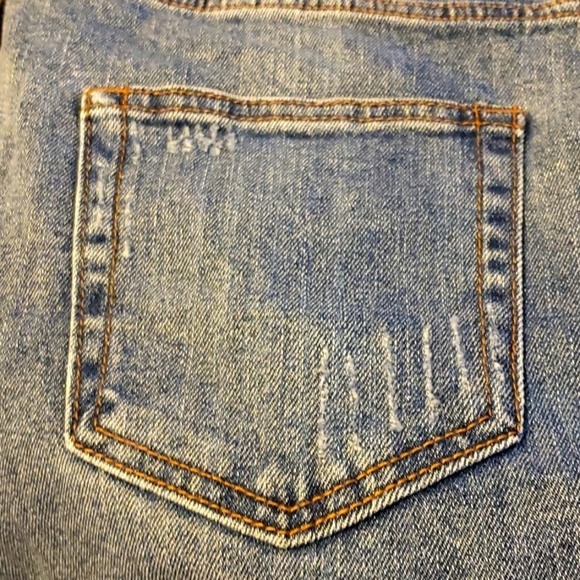 Wild Fable Denim Distressed Raw Edge Mini Size 14 NWOT - Picture 9 of 10